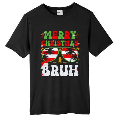 Merry Christmas Bruh Xmas Santa Claus Snow Groovys Boy Tall Fusion ChromaSoft Performance T-Shirt