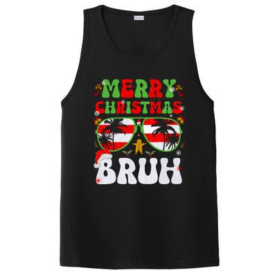 Merry Christmas Bruh Xmas Santa Claus Snow Groovys Boy PosiCharge Competitor Tank