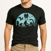Mythical Creatures Bigfoot Loch Ness Monster Mothman Cryptid Cooling Performance Crew T-Shirt