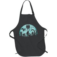 Mythical Creatures Bigfoot Loch Ness Monster Mothman Cryptid Apron