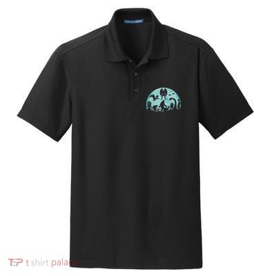 Mythical Creatures Bigfoot Loch Ness Monster Mothman Cryptid Dry Zone Grid Polo