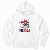 Merica Cute Bulldog 4th Of July Hoodie