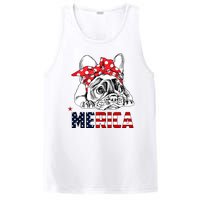 Merica Cute Bulldog 4th Of July PosiCharge Competitor Tank