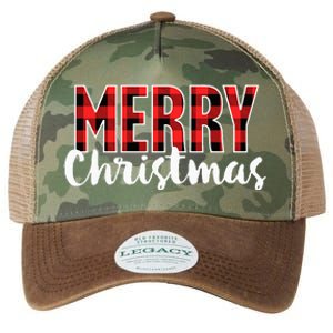 Merry Christmas Buffalo Plaid Red Santa Hat Xmas Pajamas  Legacy Tie Dye Trucker Hat