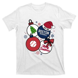 Merry Christmas Boston Baseball Est 1901 T-Shirt