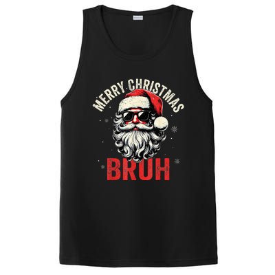 Merry Christmas Bruh Funny Santa Claus PosiCharge Competitor Tank