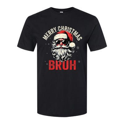 Merry Christmas Bruh Funny Santa Claus Softstyle CVC T-Shirt