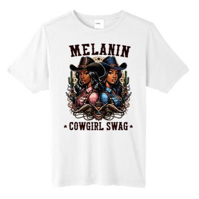 Melanin Cowgirls Black History African Melanin Cowgirl Swag Tall Fusion ChromaSoft Performance T-Shirt