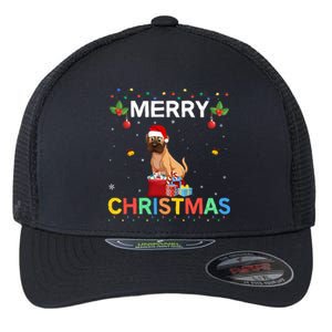 Merry Christmas Boxer Dog Lovers Group Xmas Holiday Party Cool Gift Flexfit Unipanel Trucker Cap