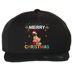 Merry Christmas Boxer Dog Lovers Group Xmas Holiday Party Cool Gift Wool Snapback Cap