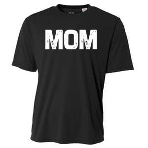 Mom Classic Bold Font Mommy Birthday Gift MotherS Day 2025 Cooling Performance Crew T-Shirt