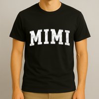 Mimi Classic Bold Font Mimi Birthday Gift T-Shirt