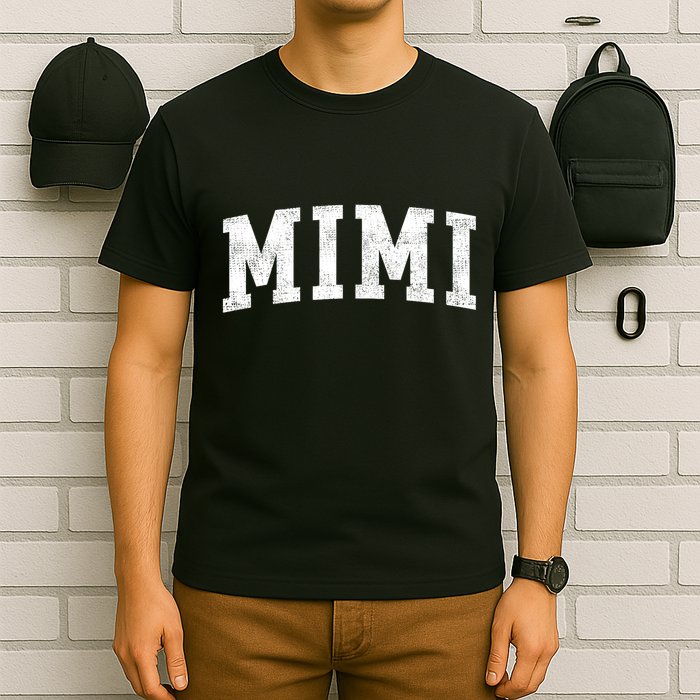 Mimi Classic Bold Font Mimi Birthday Gift T-Shirt