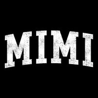 Mimi Classic Bold Font Mimi Birthday Gift T-Shirt