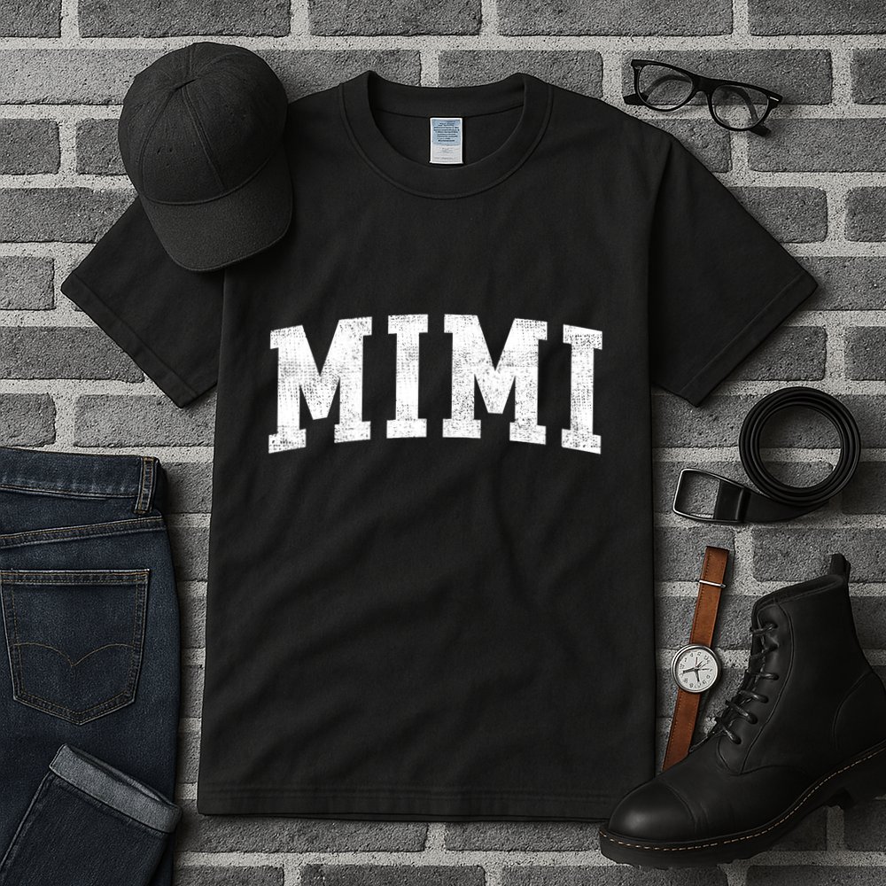 Mimi Classic Bold Font Mimi Birthday Gift Tall T-Shirt