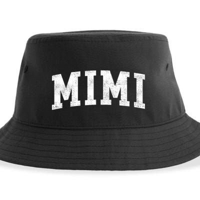Mimi Classic Bold Font Mimi Birthday Gift Sustainable Bucket Hat