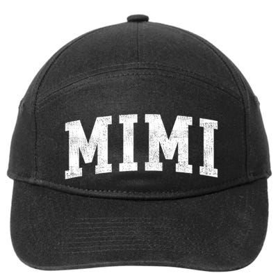 Mimi Classic Bold Font Mimi Birthday Gift 7-Panel Snapback Hat