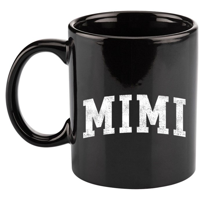 Mimi Classic Bold Font Mimi Birthday Gift 11oz C Handle Ceramic Mug