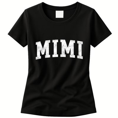 Mimi Classic Bold Font Mimi Birthday Gift Womens T-Shirt