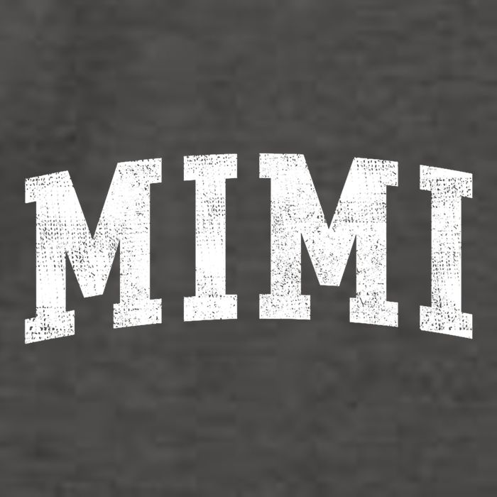 Mimi Classic Bold Font Mimi Birthday Gift Vector Backpack