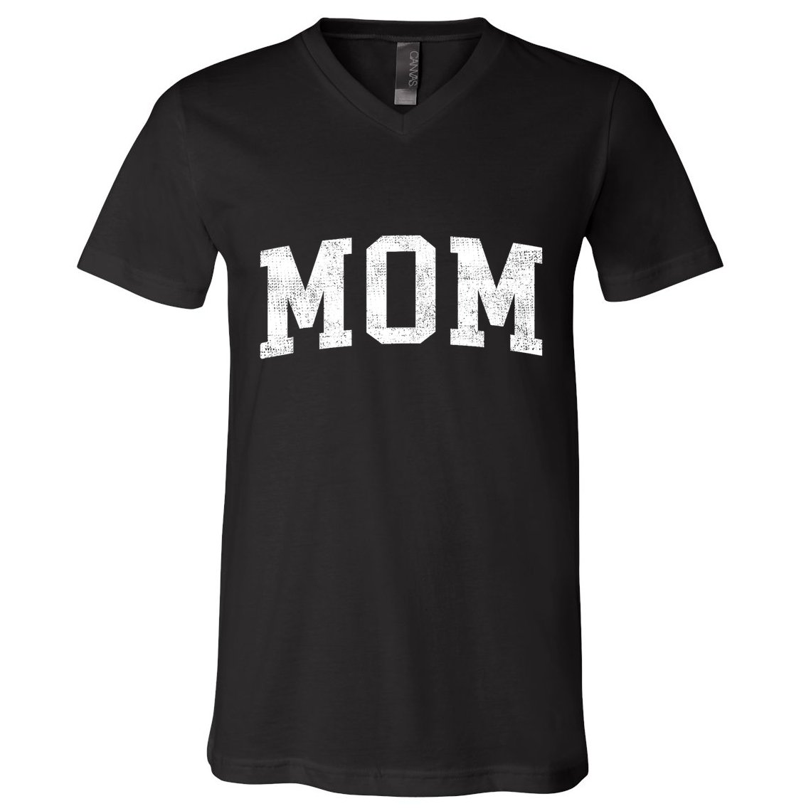 Mom Classic Bold Font Mommy Birthday Gift V-Neck T-Shirt