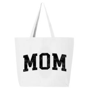 Mom Classic Bold Font Mommy Birthday Gift 25L Jumbo Tote