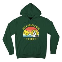 Men Cute Best Beagle Dad Ever Vintage Puppy Lover Retro Design Hoodie