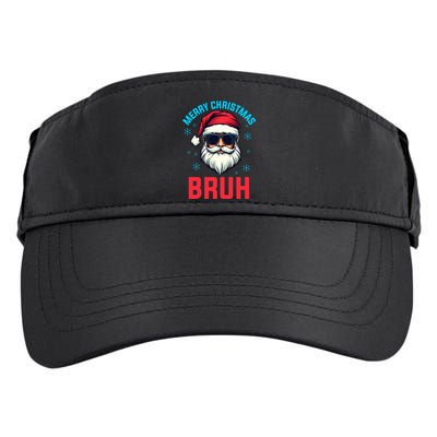 Merry Christmas Bruh Adult Drive Performance Visor