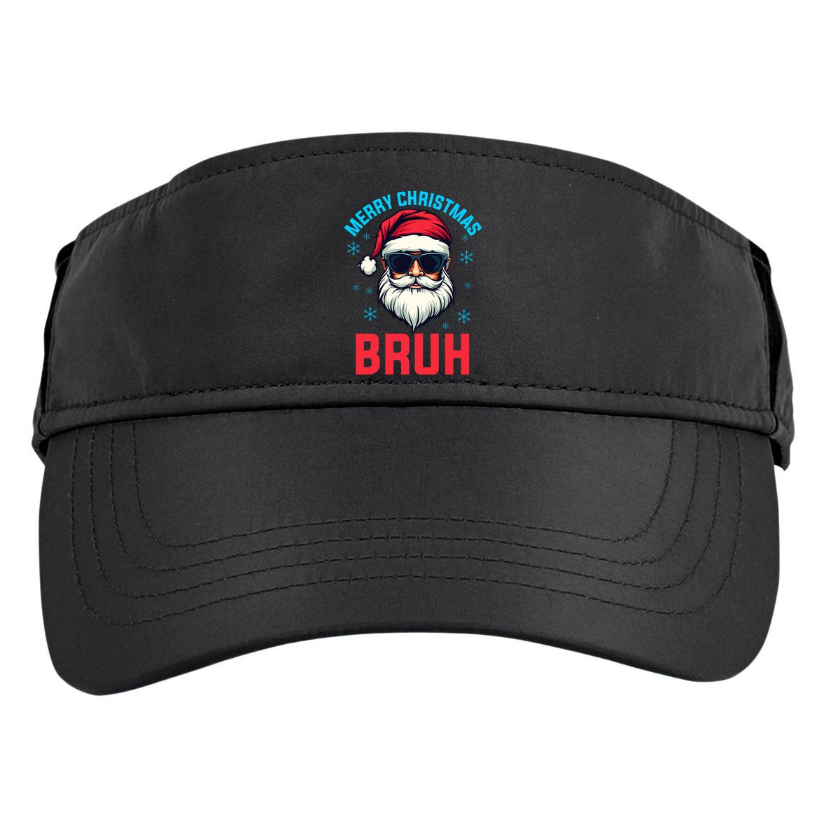 Merry Christmas Bruh Adult Drive Performance Visor