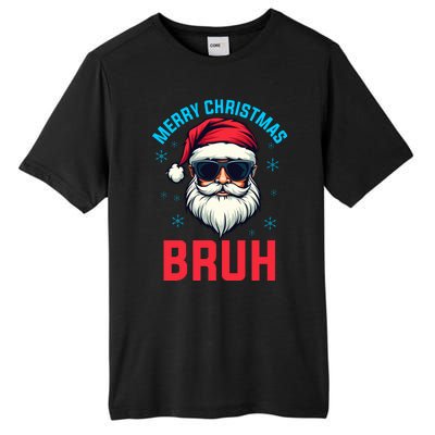 Merry Christmas Bruh Tall Fusion ChromaSoft Performance T-Shirt