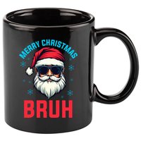 Merry Christmas Bruh 11oz C Handle Ceramic Mug