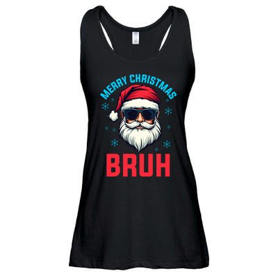 Merry Christmas Bruh Ladies Essential Flowy Tank