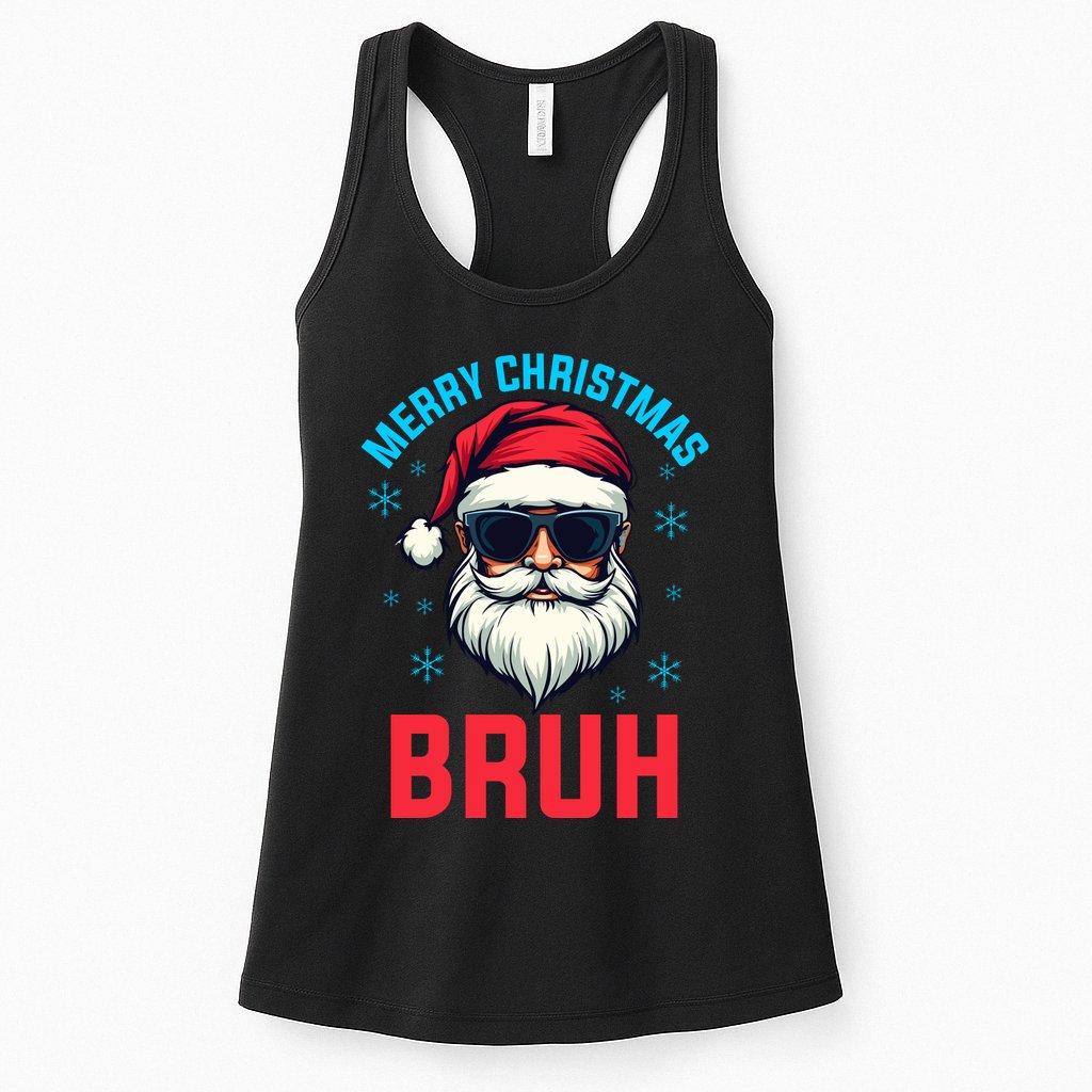 Merry Christmas Bruh Womens Tank Top