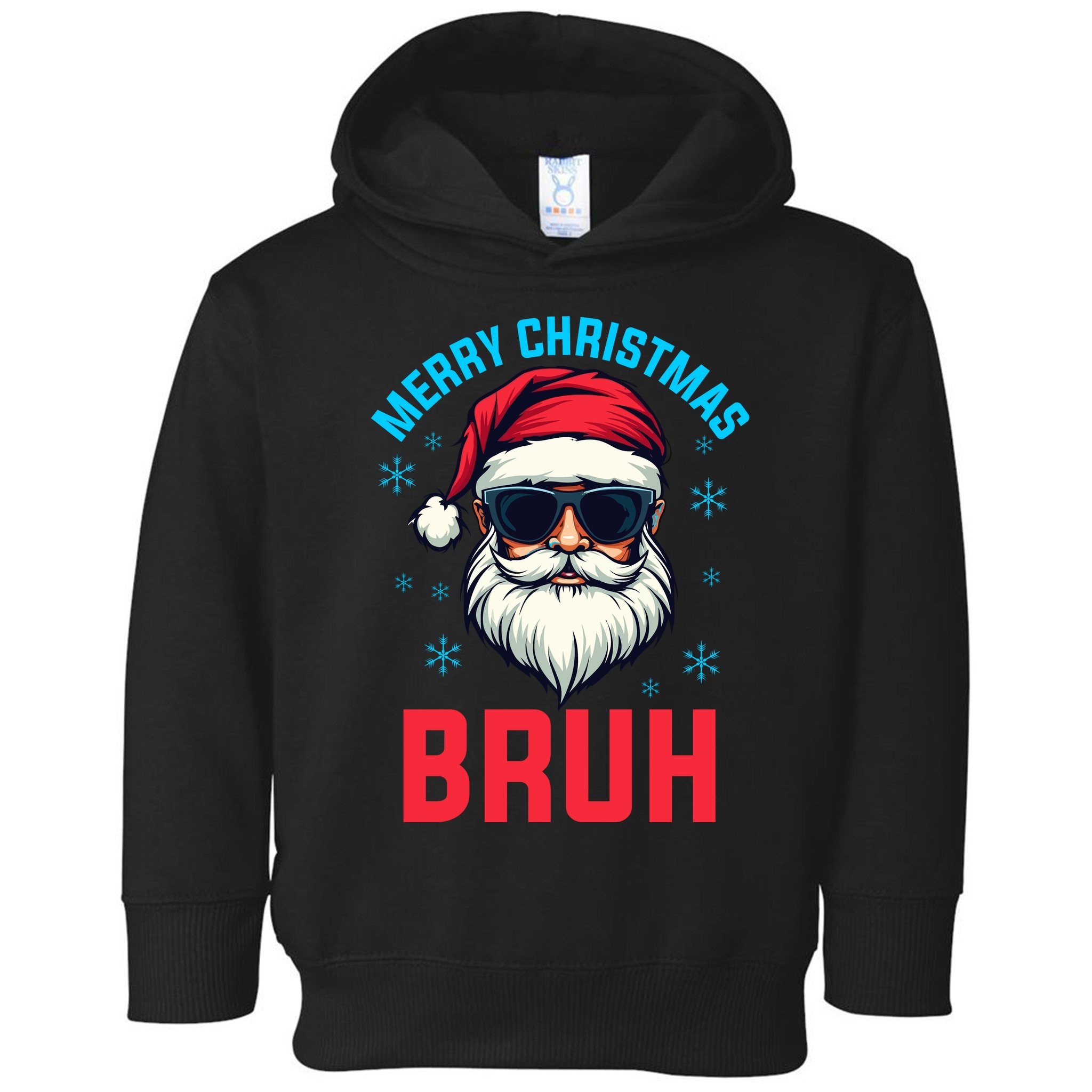 Merry Christmas Bruh Toddler Hoodie