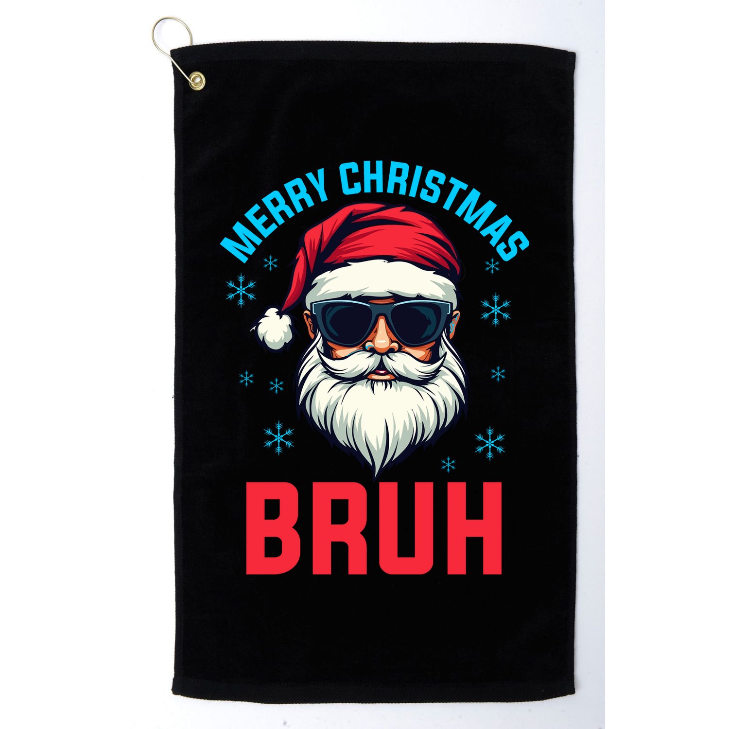 Merry Christmas Bruh Golf Towel
