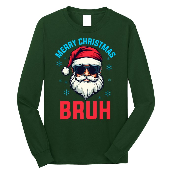 Merry Christmas Bruh Long Sleeve Shirt