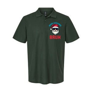 Merry Christmas Bruh Softstyle Adult Sport Polo