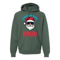 Merry Christmas Bruh Premium Hoodie