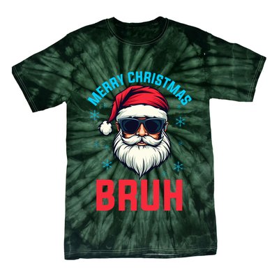 Merry Christmas Bruh Tie-Dye T-Shirt