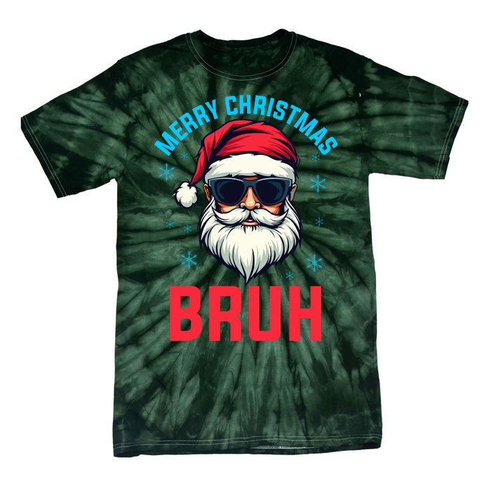 Merry Christmas Bruh Tie-Dye T-Shirt