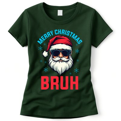 Merry Christmas Bruh Womens T-Shirt