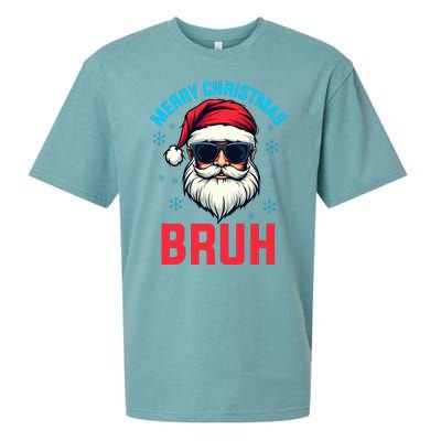 Merry Christmas Bruh Sueded Cloud Jersey T-Shirt