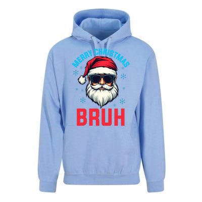 Merry Christmas Bruh Unisex Surf Hoodie