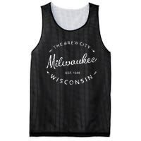 Milwaukee City Brew City 1848 Wisconsin Souvenir Mesh Reversible Basketball Jersey Tank