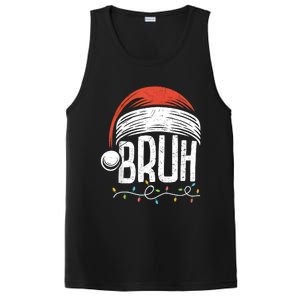 Merry Christmas Bruh Xmas Meme Funny Saying PosiCharge Competitor Tank