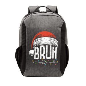 Merry Christmas Bruh Xmas Meme Funny Saying Vector Backpack