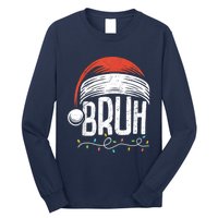 Merry Christmas Bruh Xmas Meme Funny Saying Long Sleeve Shirt