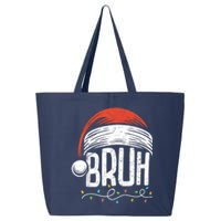 Merry Christmas Bruh Xmas Meme Funny Saying 25L Jumbo Tote