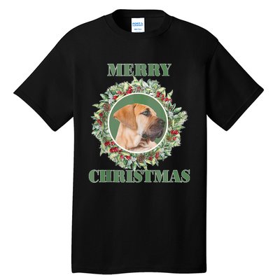 Merry Christmas Boerboel Tank Top Tall T-Shirt