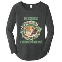 Merry Christmas Boerboel Tank Top Women's Perfect Tri Tunic Long Sleeve Shirt